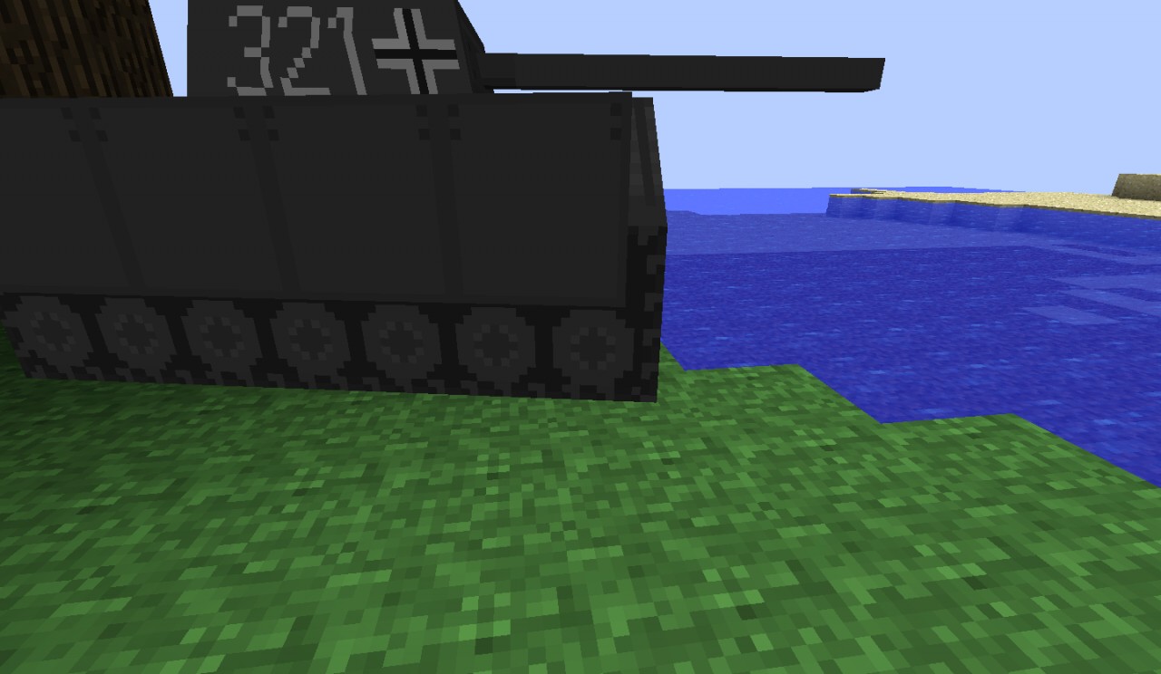 Close up of Panzer tank!