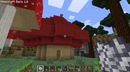 Smurf Mushroom House Minecraft Map & Project