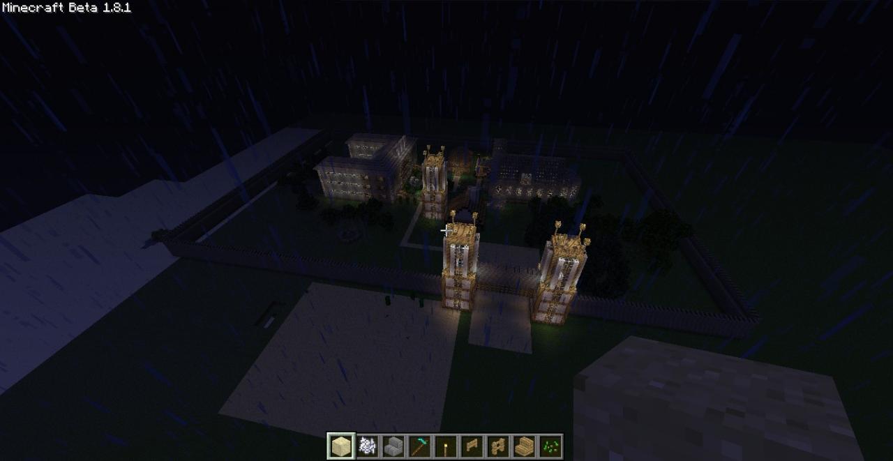 Spawn Village With Walls Minecraft Map