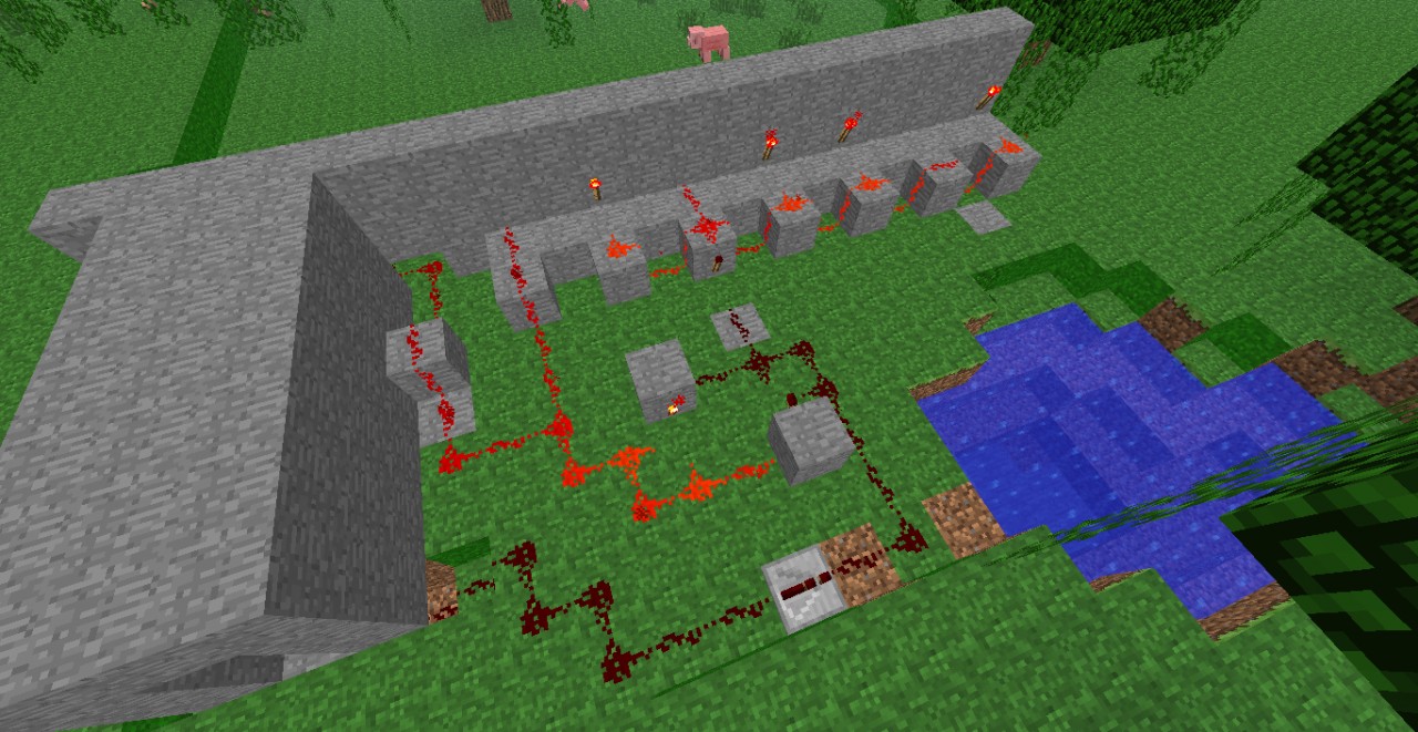 Simple Redstone Combo Lock Minecraft Map