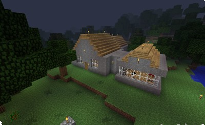 Our first simple home on the server.