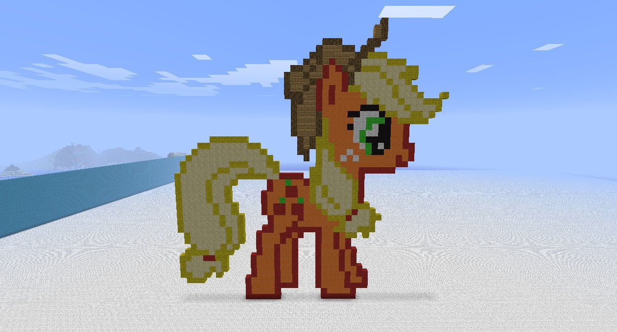 pixel art minecraft my little pony easy