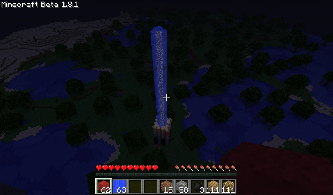 giant lightsaber Minecraft Map