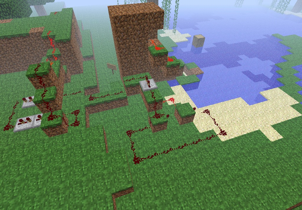 9 digit lever action combination lock Minecraft Map