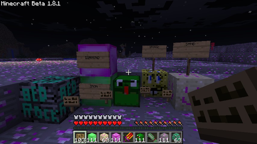 some of the blocks