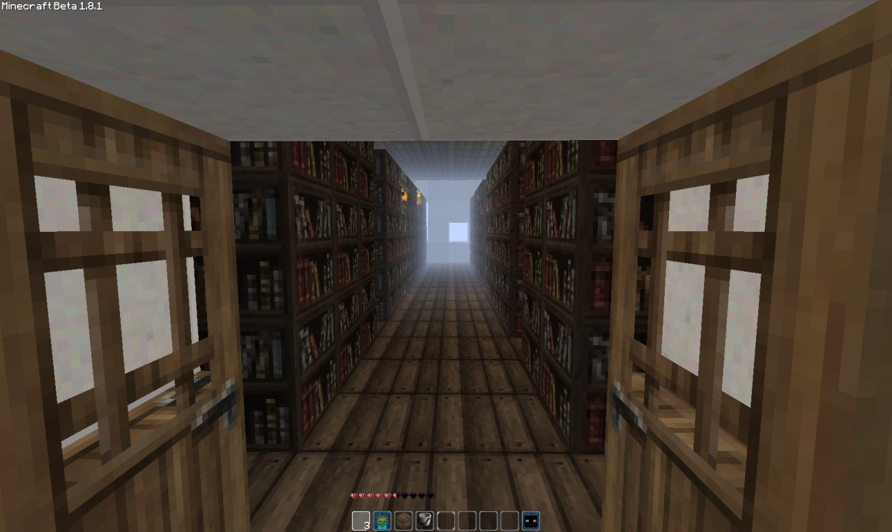 library Minecraft Map