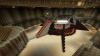 different team seatings in the ends for normal members and balconies on the sides for admins