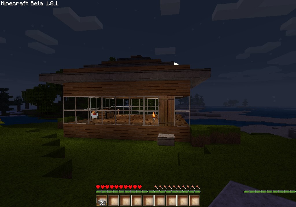 House w/ double diamond chest Minecraft Map