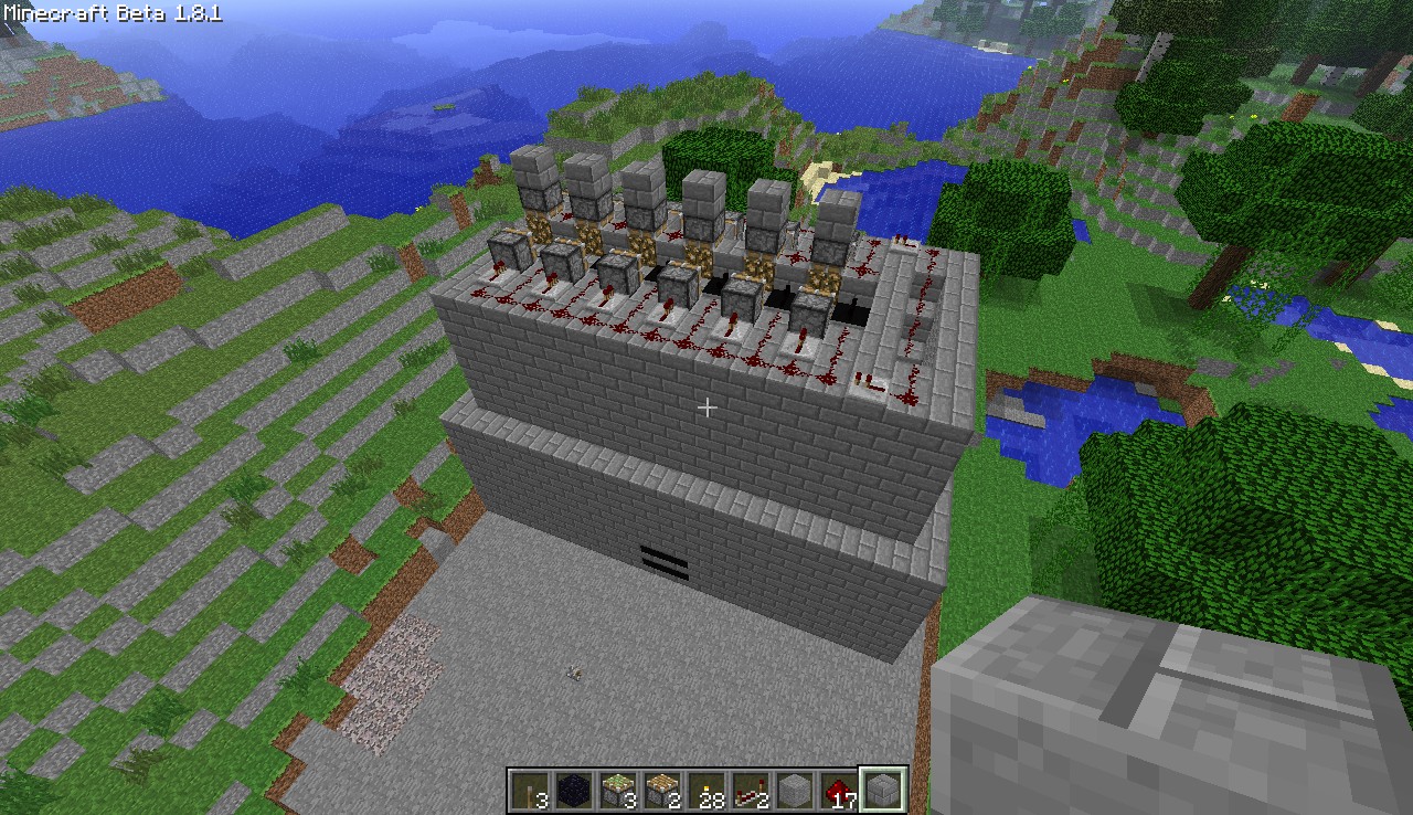 piston house Minecraft Map