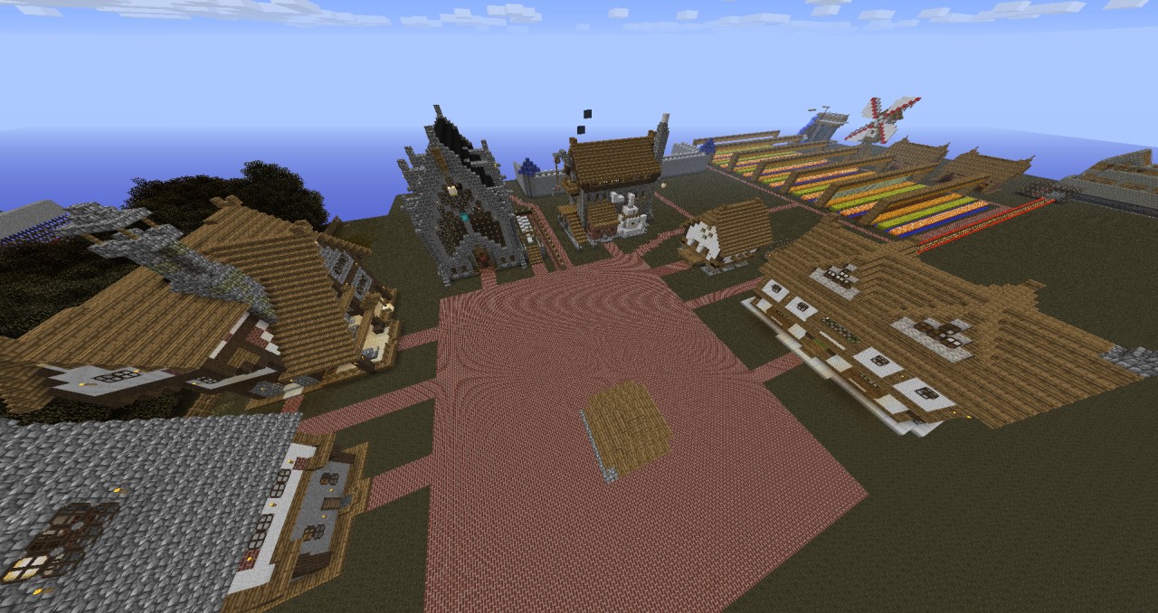 Huge Kingdom On A Island Minecraft Map