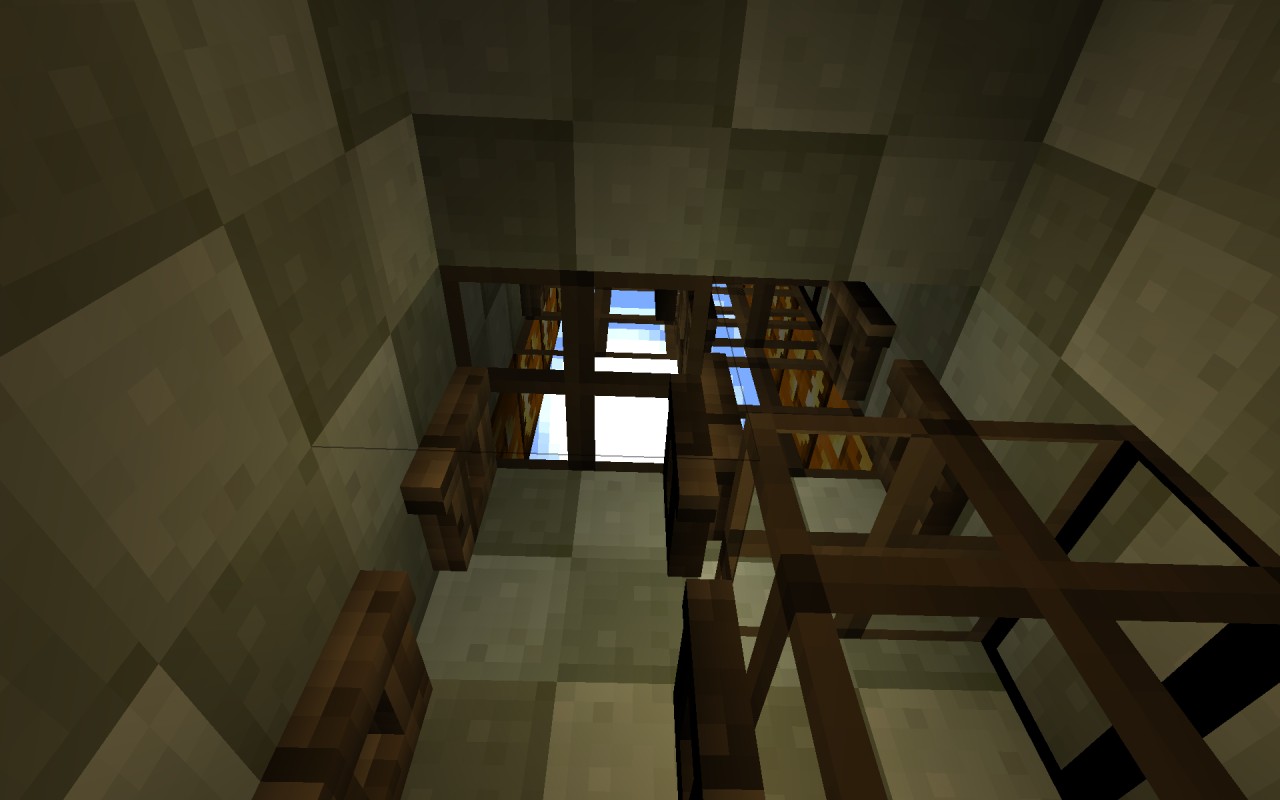 Three story two way elevator Minecraft Map