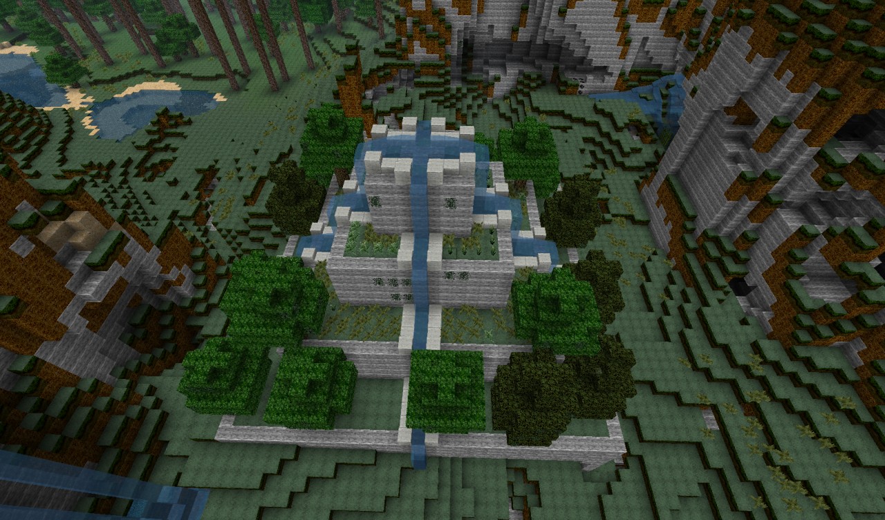 The hanging gardens of babylon Minecraft Map