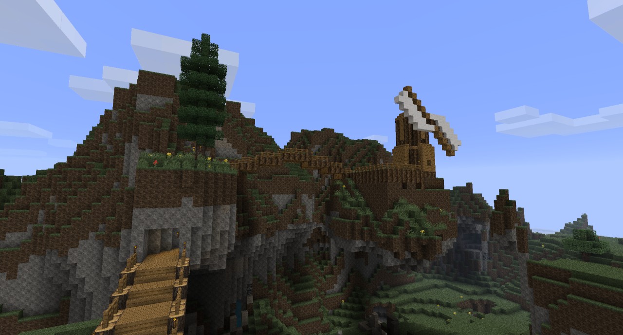Mountain Village Minecraft Map