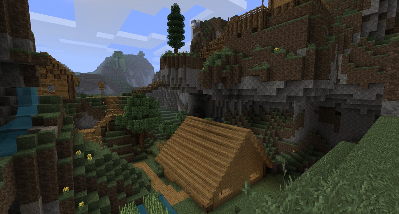 Mountain Village Minecraft Map