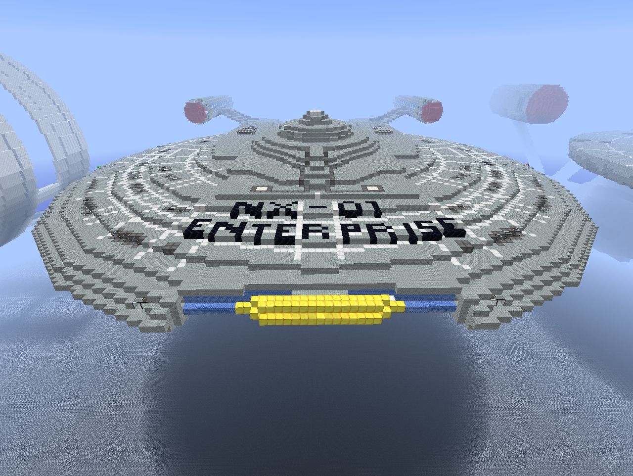 uss enterprise star trek minecraft