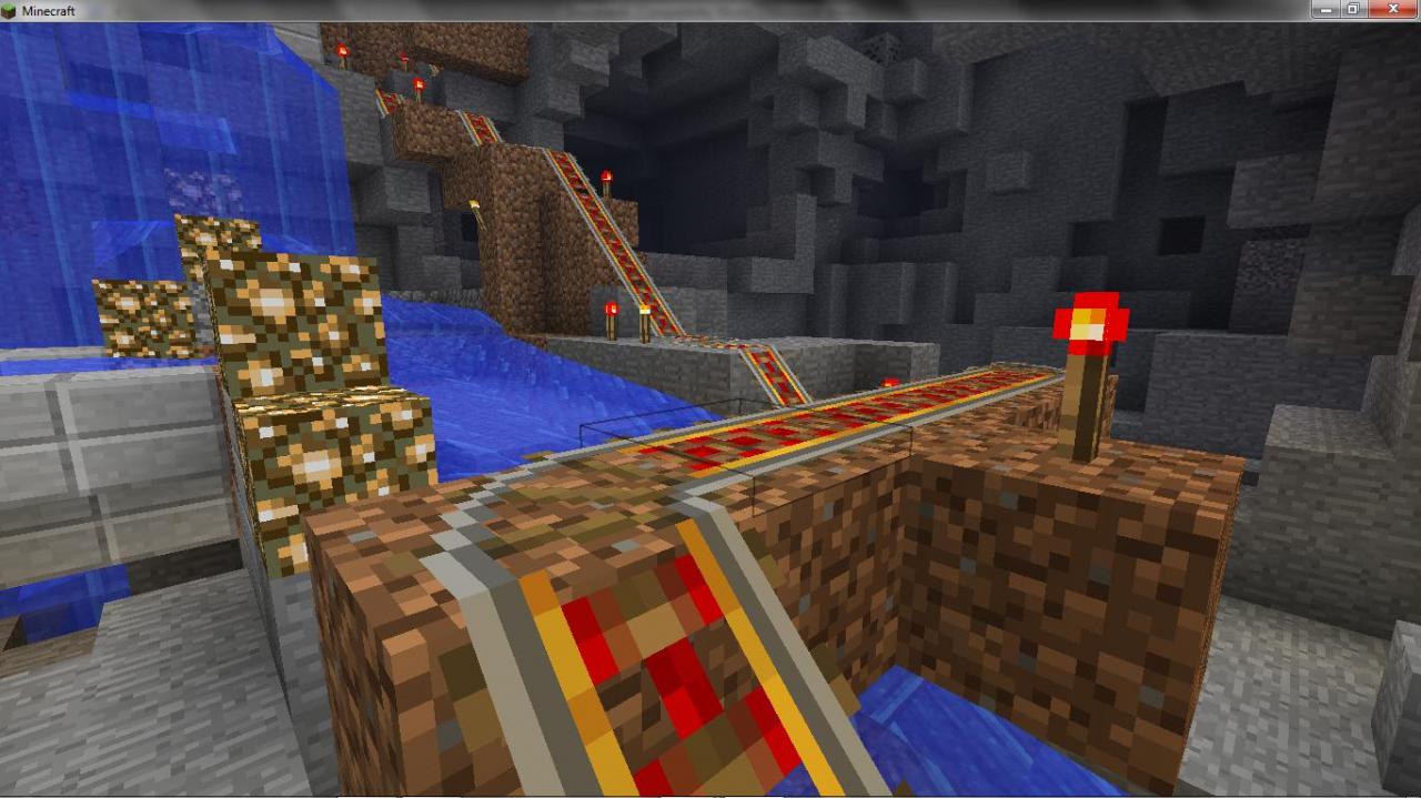 river run Minecraft Map
