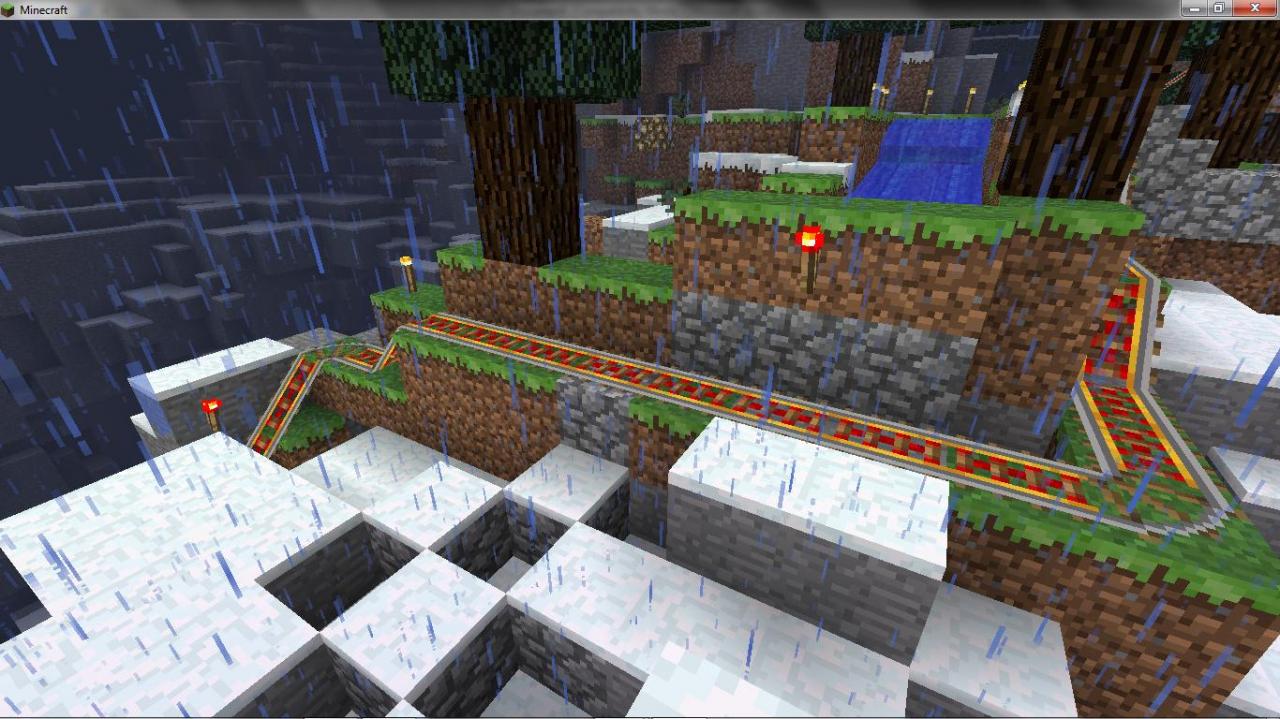 river run Minecraft Map