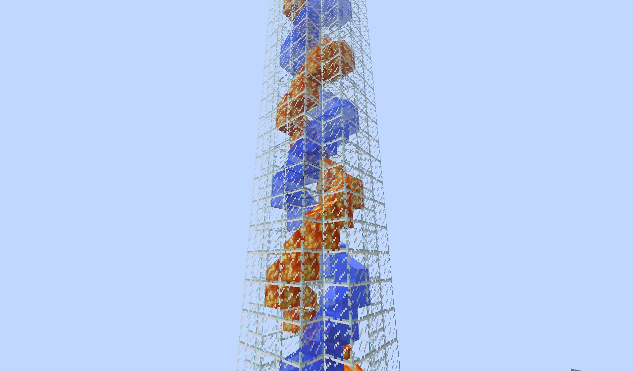 Lava water tower Minecraft Map