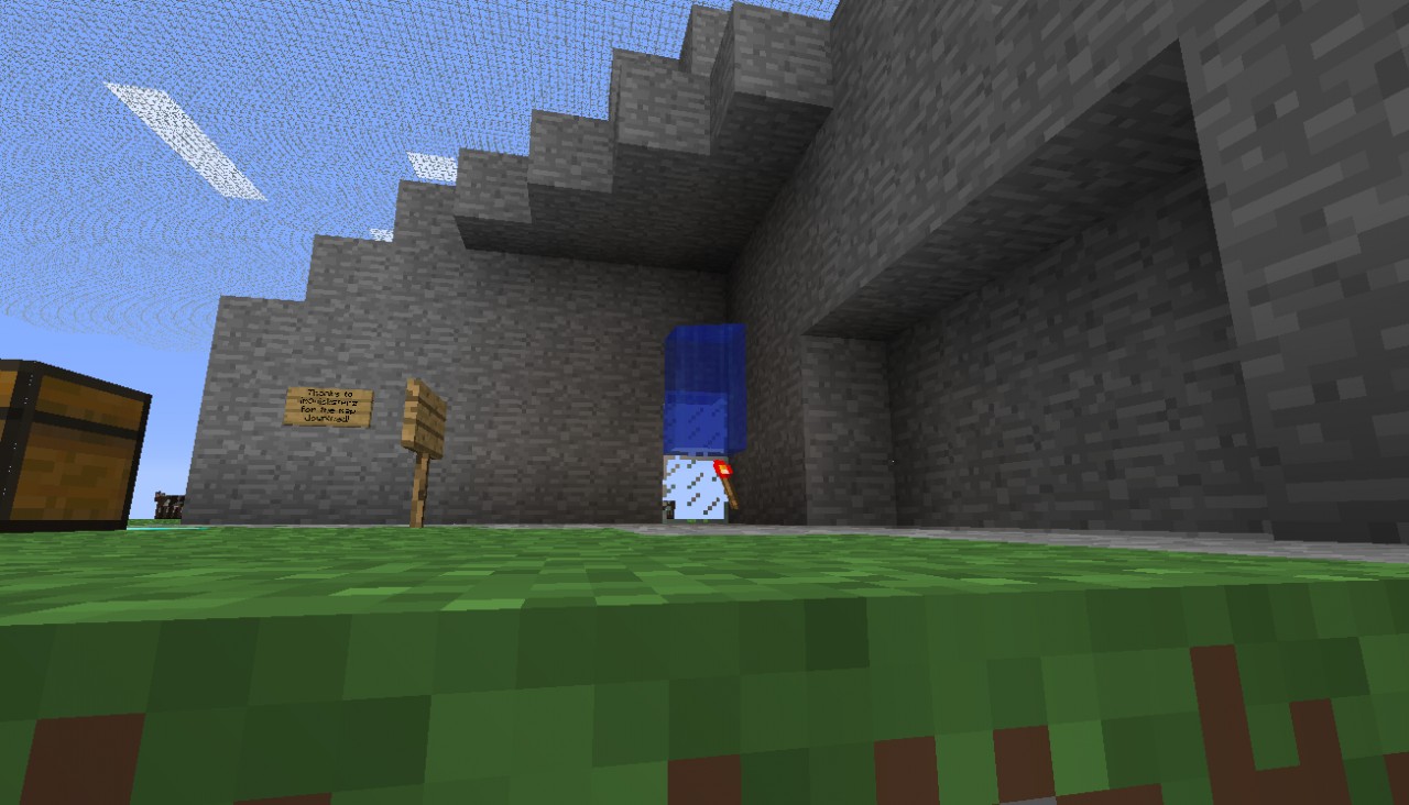 Hidden Staircase and door Minecraft Map
