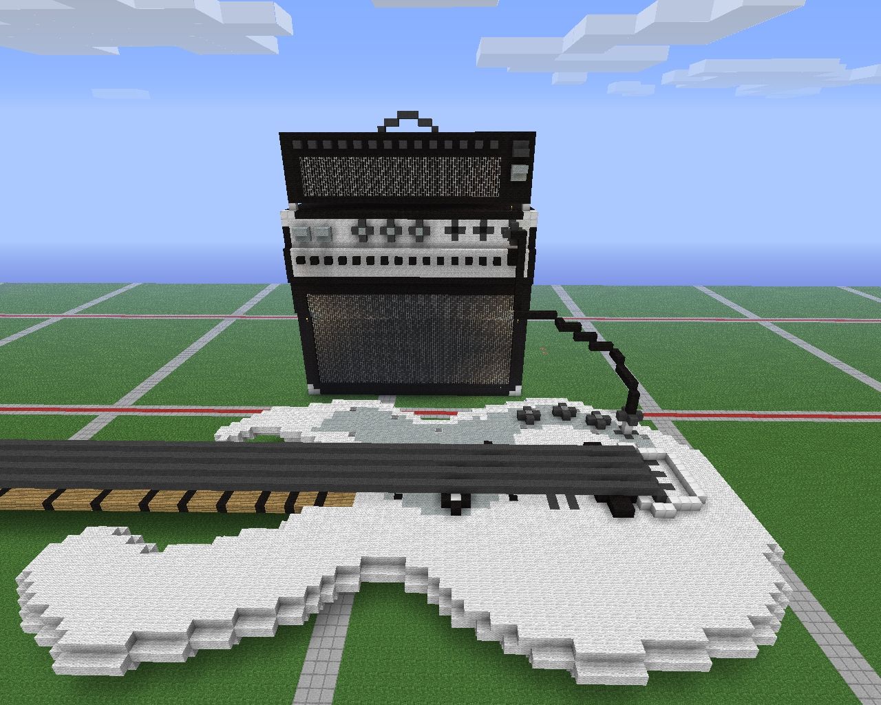 Bass Guitar Minecraft Map