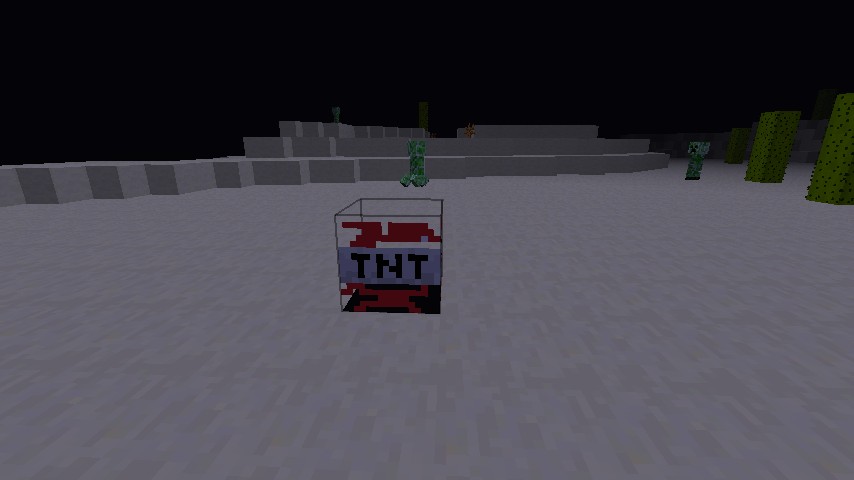TNT (You Can see through parts of it like glass! :D)