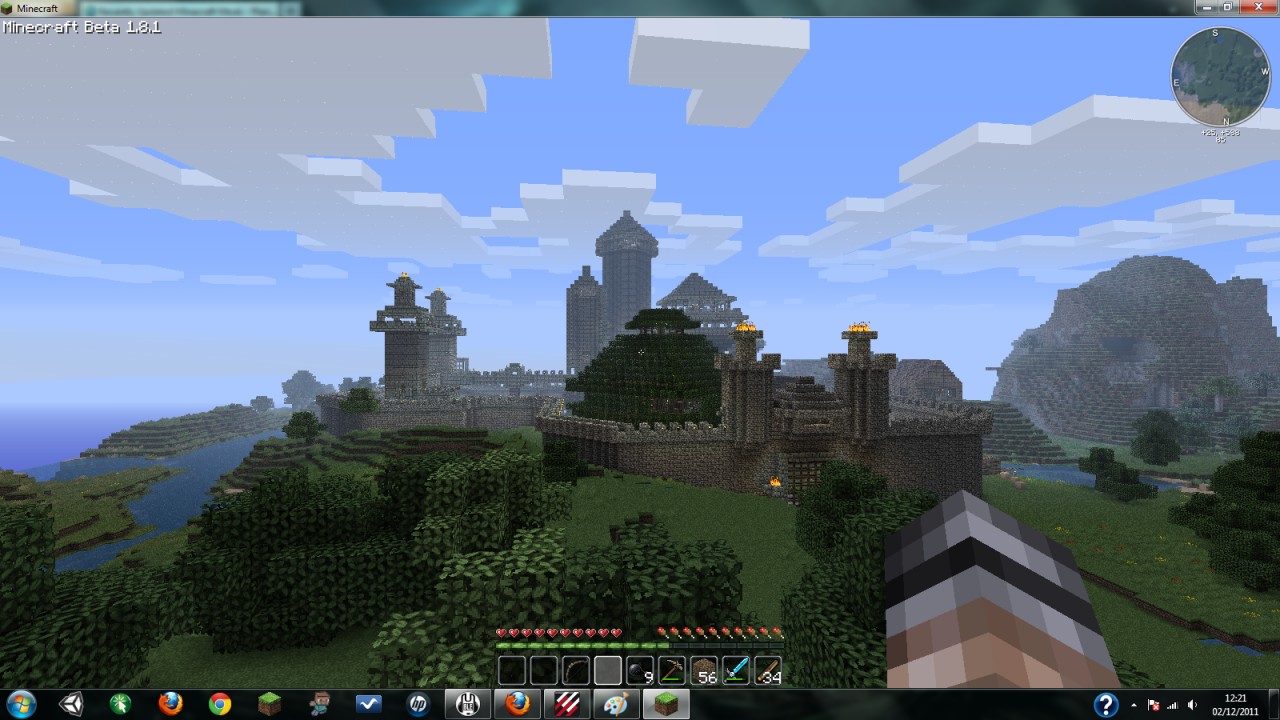 Big impregnable fortress Minecraft Map