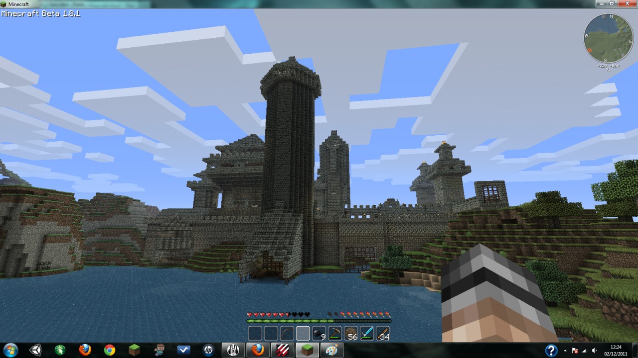 Big impregnable fortress Minecraft Map