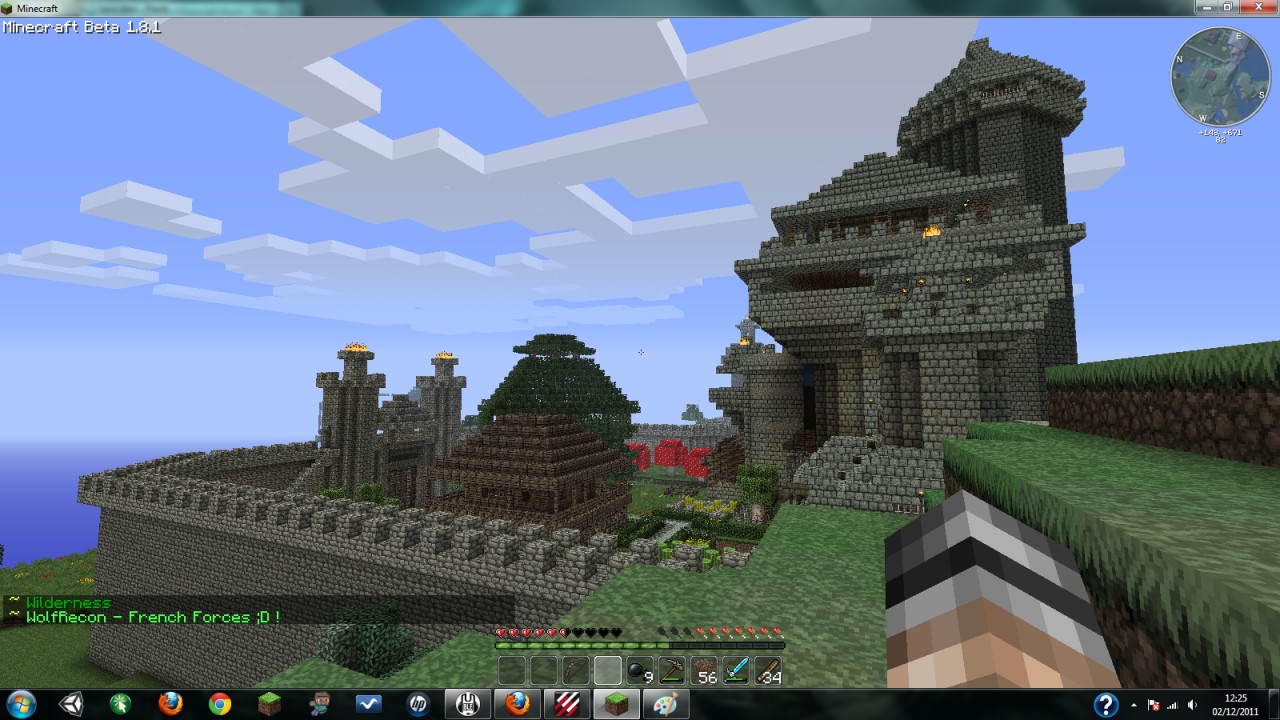 Big impregnable fortress Minecraft Map