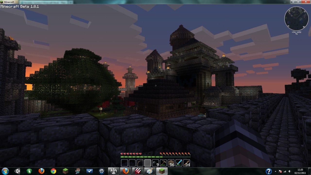 Big impregnable fortress Minecraft Map