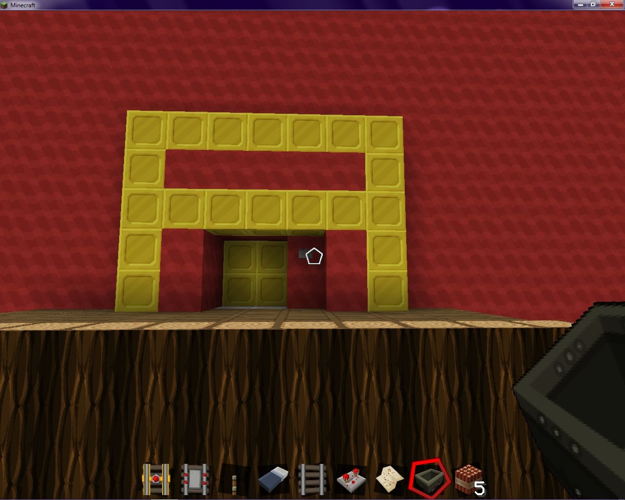 Super Fast Sliding Door Gold Minecraft Map
