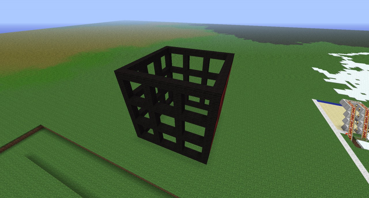 Giant cube+bin folder Minecraft Map