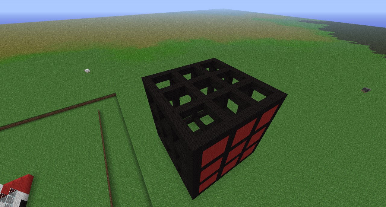 Giant cube+bin folder Minecraft Map