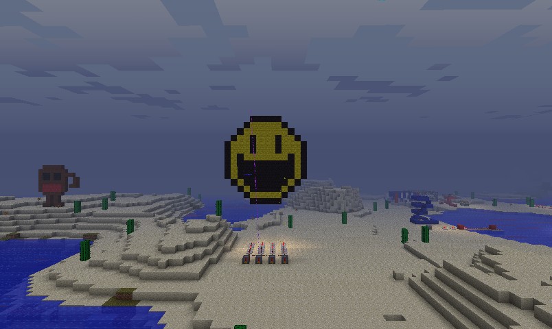 THE SMILEY FACE Minecraft Map