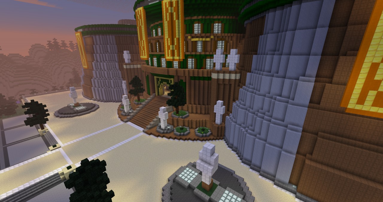 Tython Jedi Temple Minecraft Project