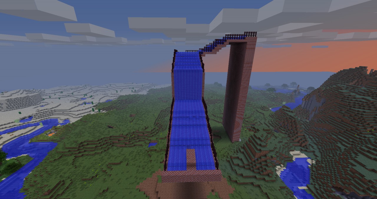 The Water Slide! Minecraft Map
