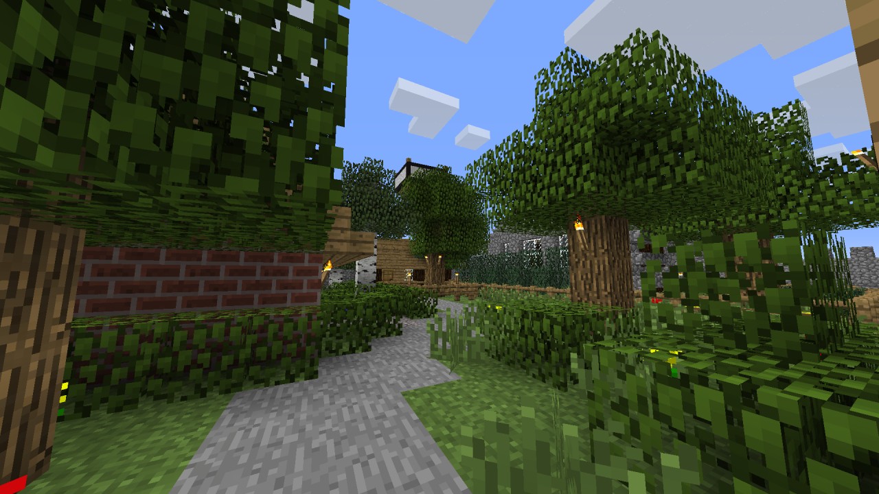 Better Villages with walls! Minecraft Map