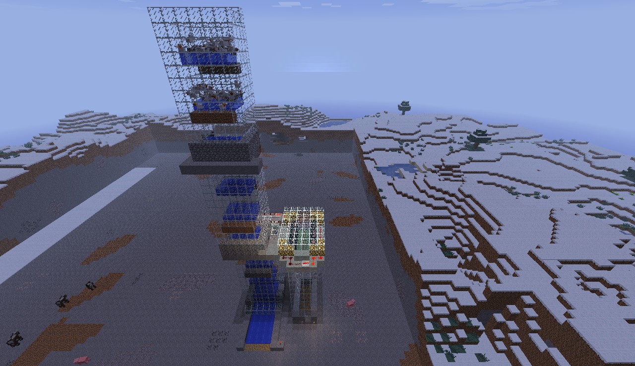 bacon and egg farm automatic Minecraft Map