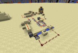 simple piston based water detector Minecraft Map & Project