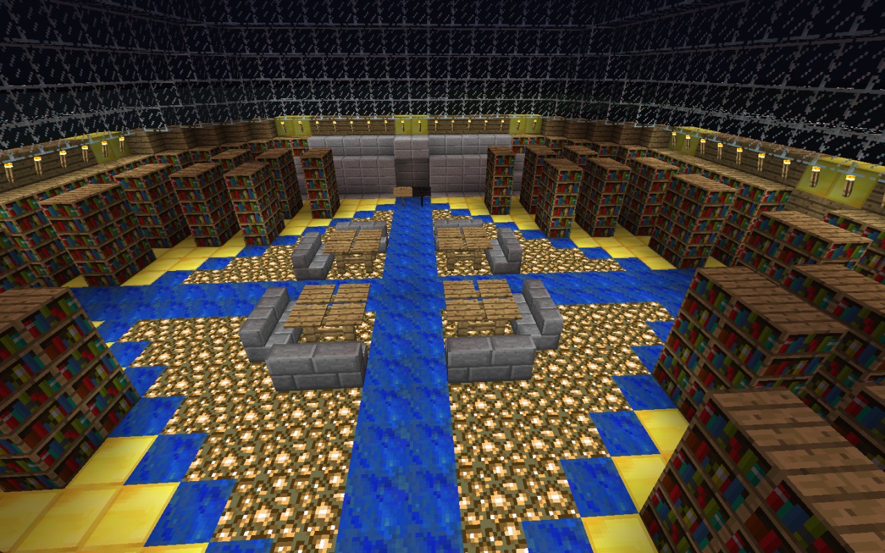 the great library Minecraft Map