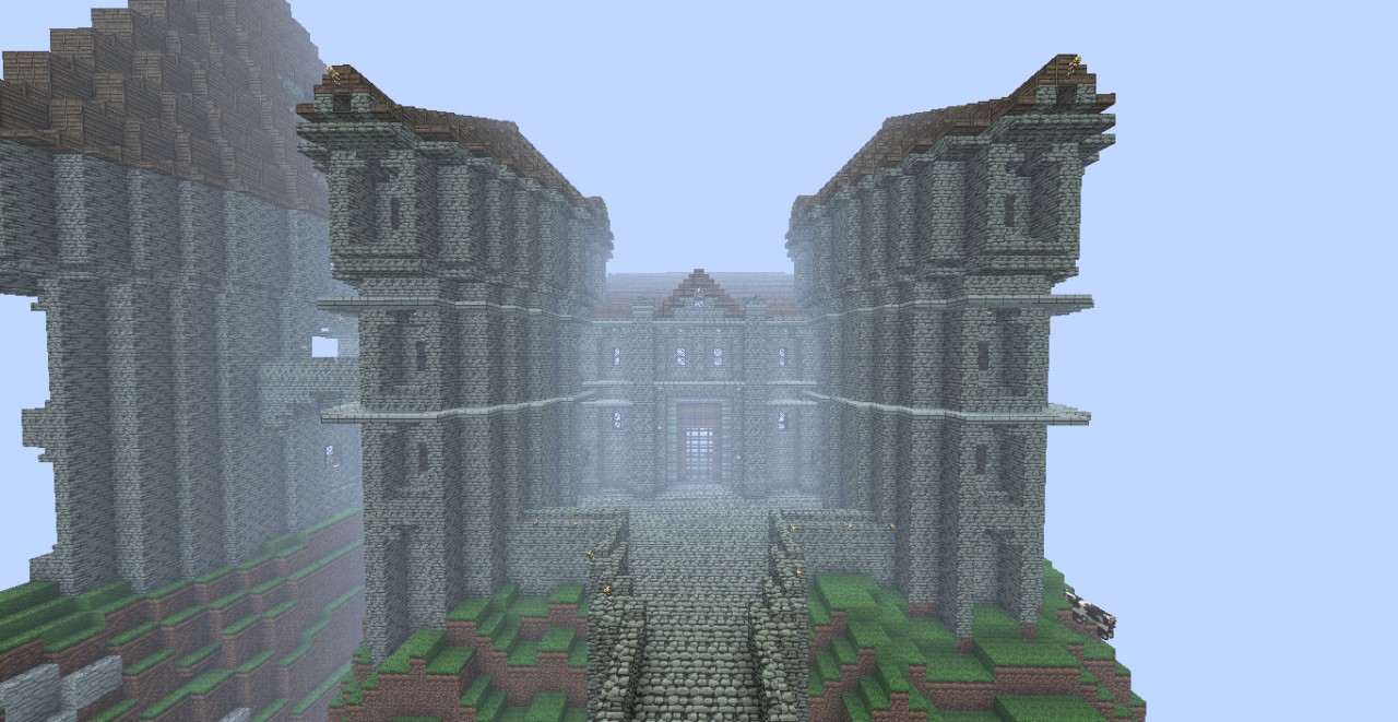 Где находится замок в майнкрафте Hogwarts Minecraft Server