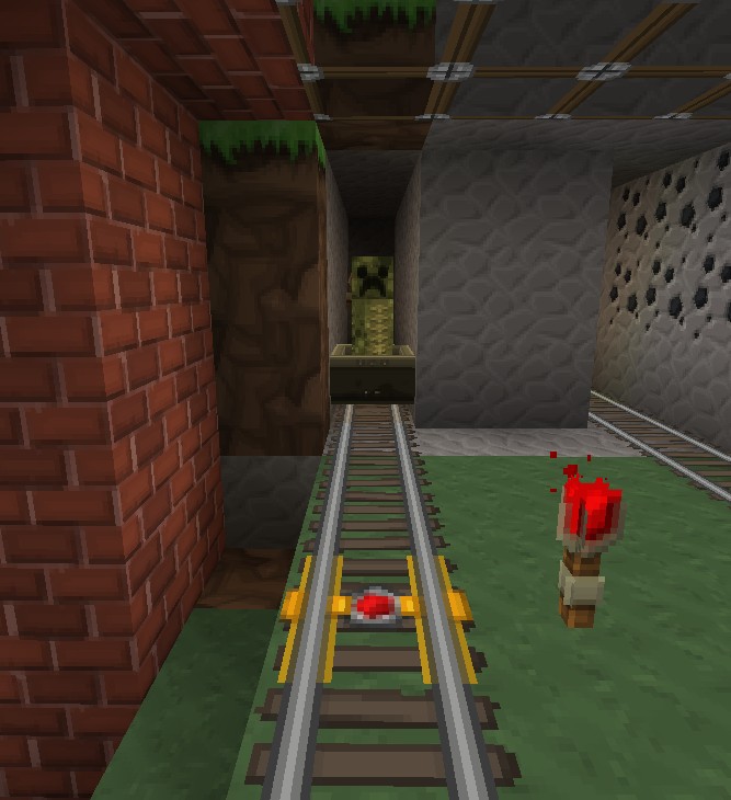 Creeper Minirollercoaster Minecraft Map