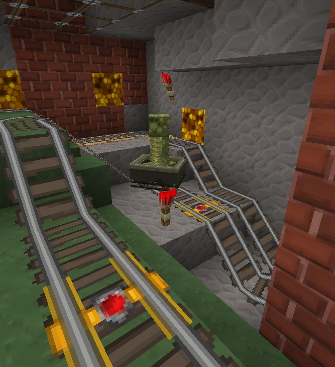 Creeper Minirollercoaster Minecraft Map