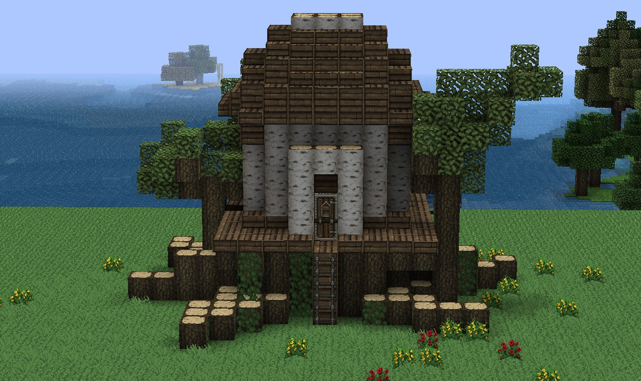 Small, Stumped House Minecraft Map