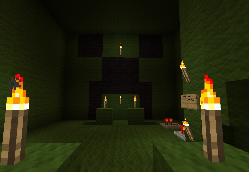 Creeper House Minecraft Map