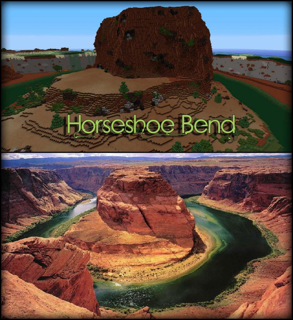 Horseshoe Bend Minecraft Map