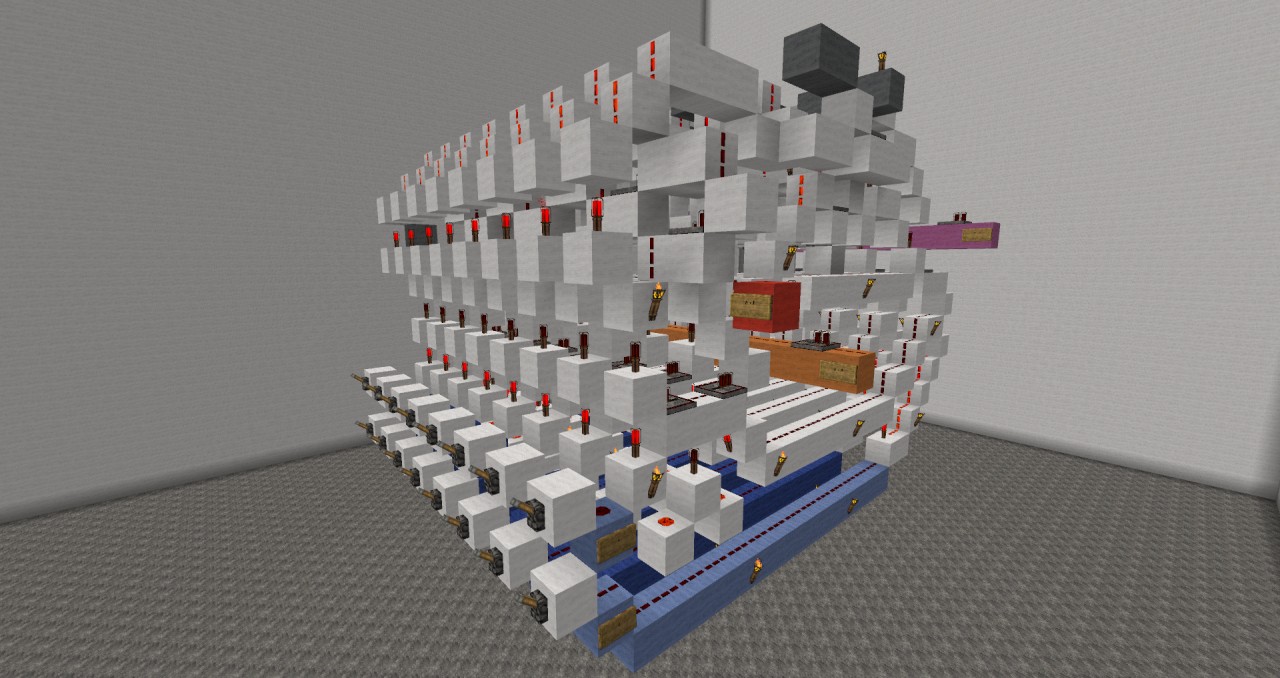 8 Bit Comparator Minecraft Map