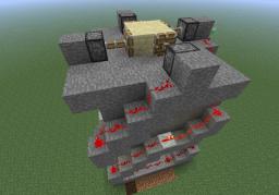 Redstone series- Flat hidden piston entrance Minecraft Map & Project