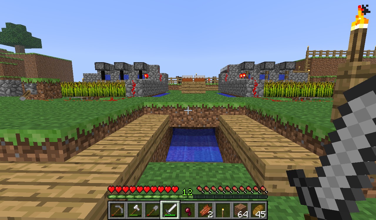 My fertile farmland Minecraft Map