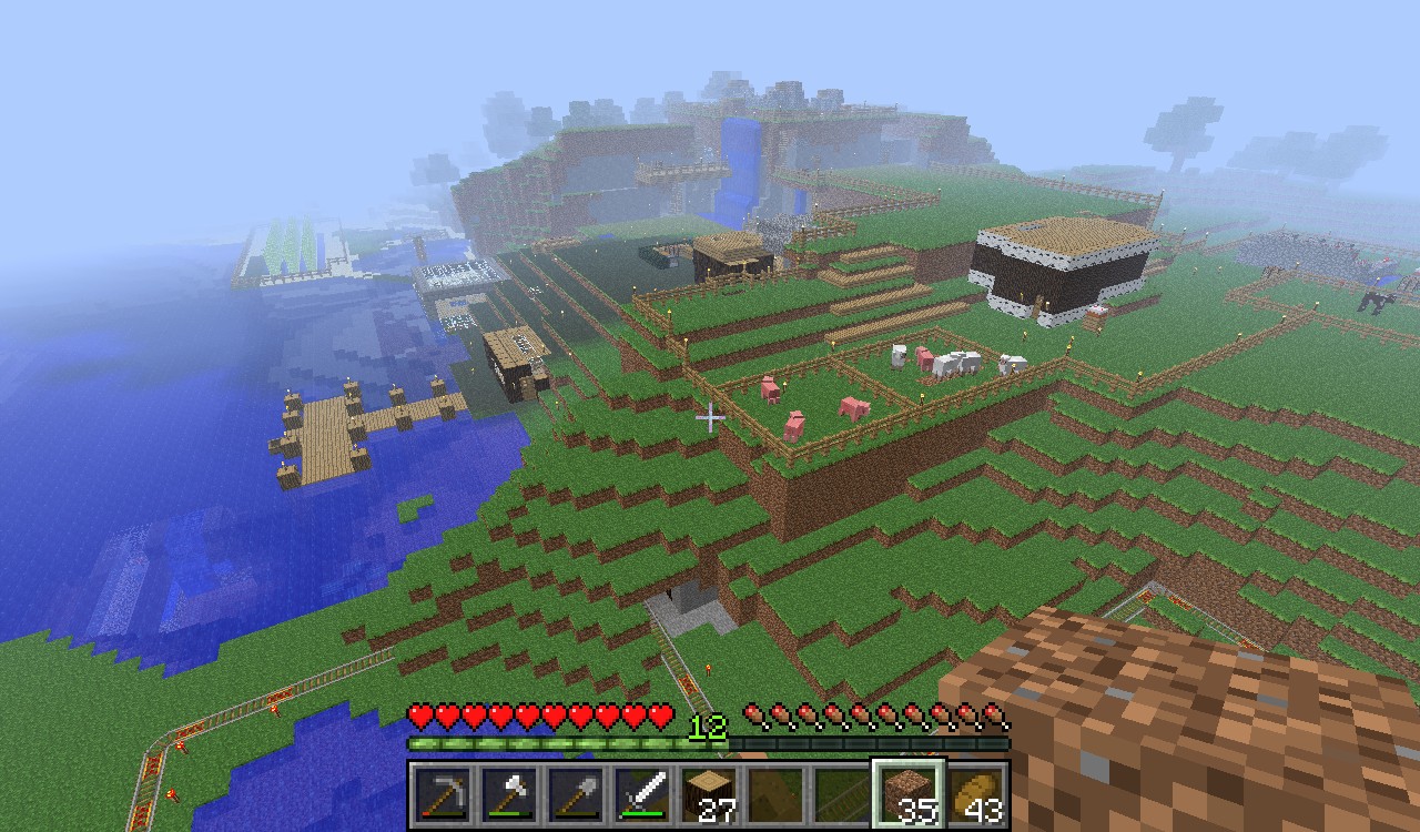 My fertile farmland Minecraft Map
