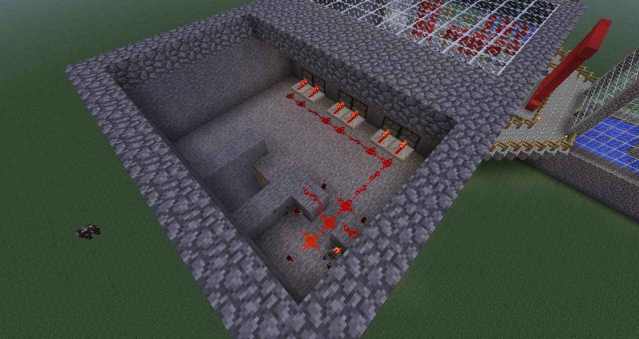 Chicken Farm Automatic Collector Minecraft Map